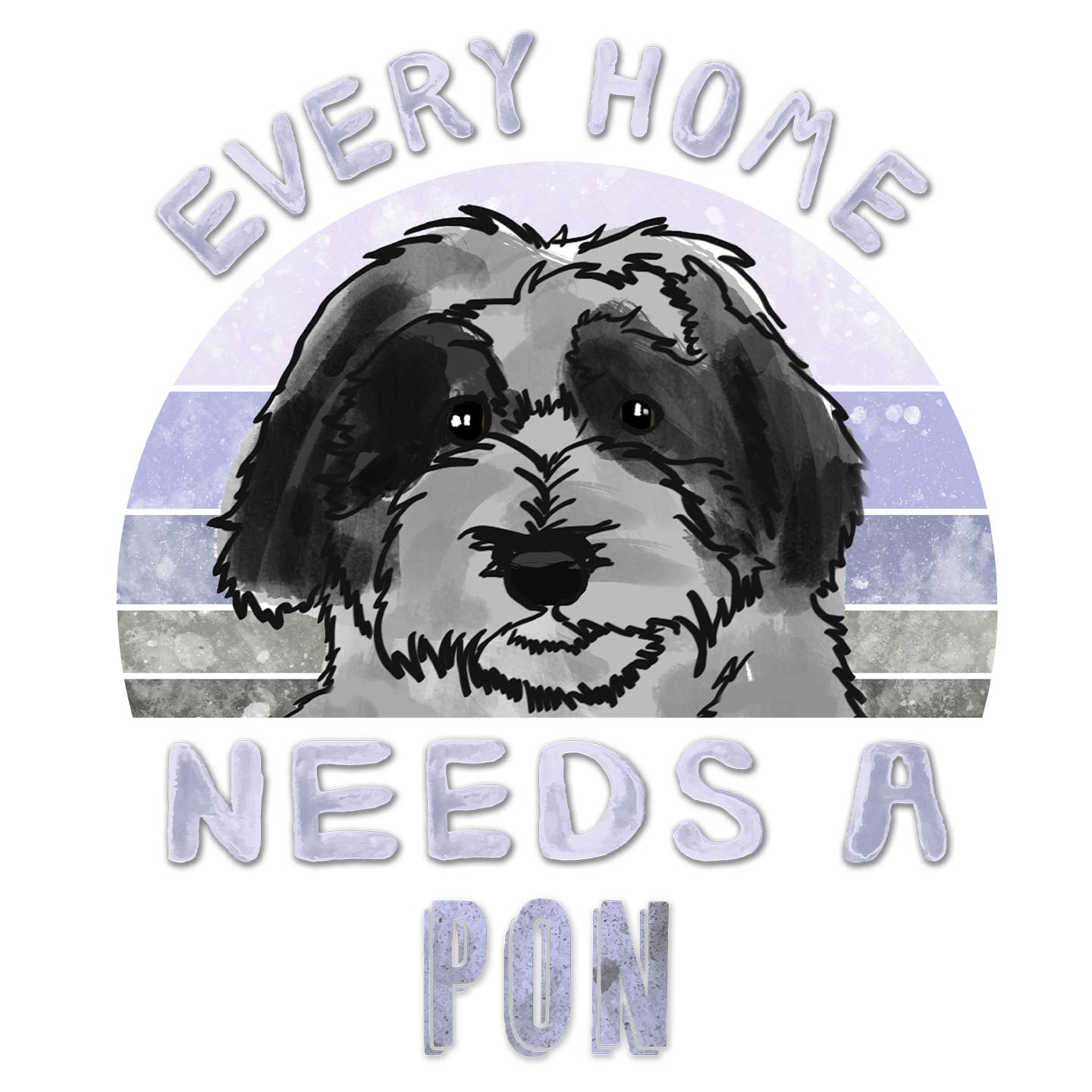 Every Home Needs a Polish Lowland Sheepdog - Women's V-Neck T-Shirt