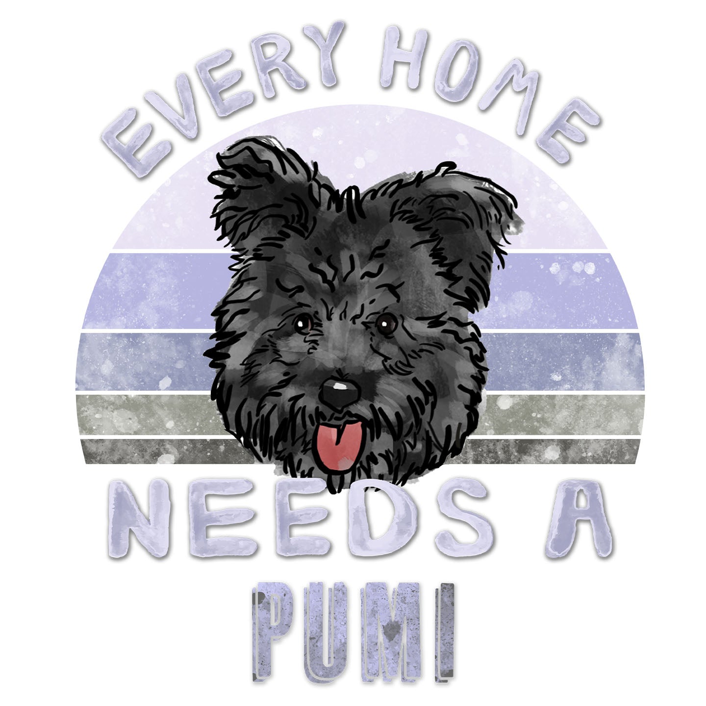 Every Home Needs a Pumi - Women's V-Neck T-Shirt