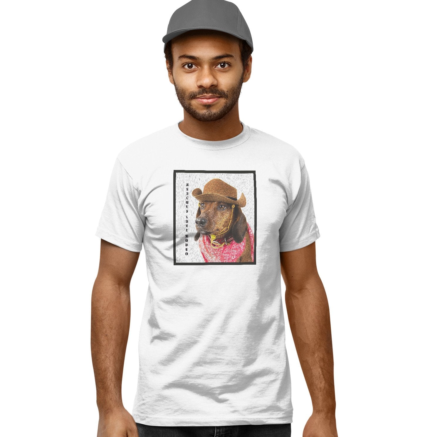 Rodeo Dachshund - Adult Unisex T-Shirt