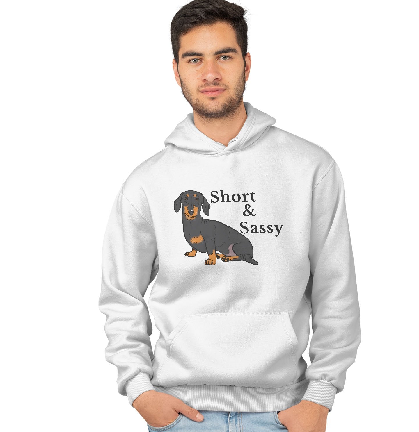 Short and Sassy - Adult Unisex Hoodie Sweatshirt