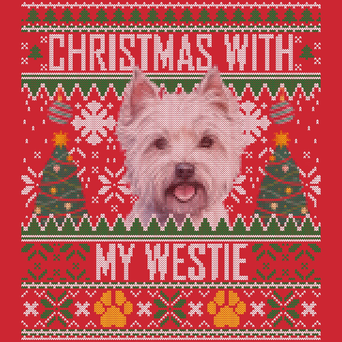 Westie christmas outlet sweater