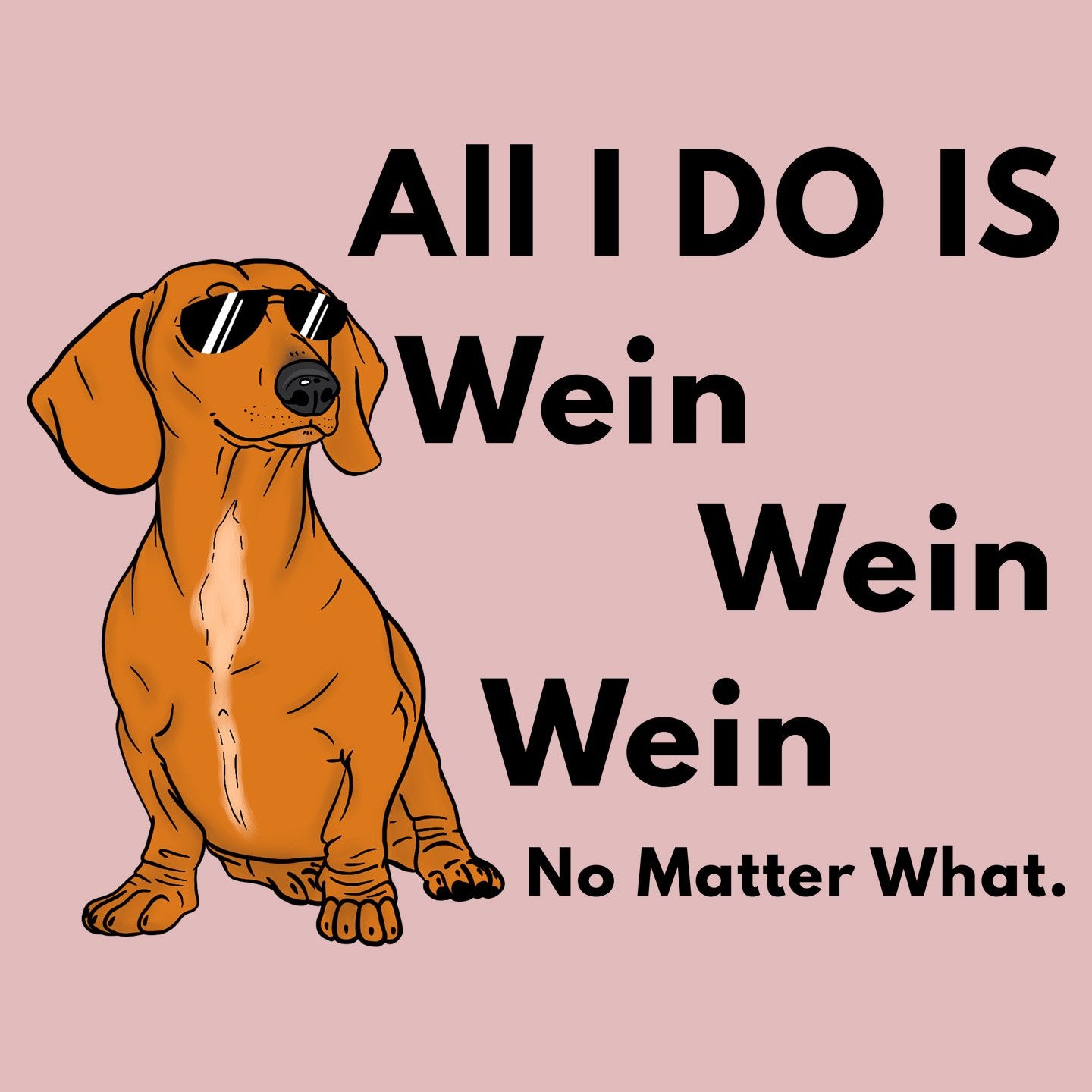 All I Do Is Wien - Women's Fitted T-Shirt