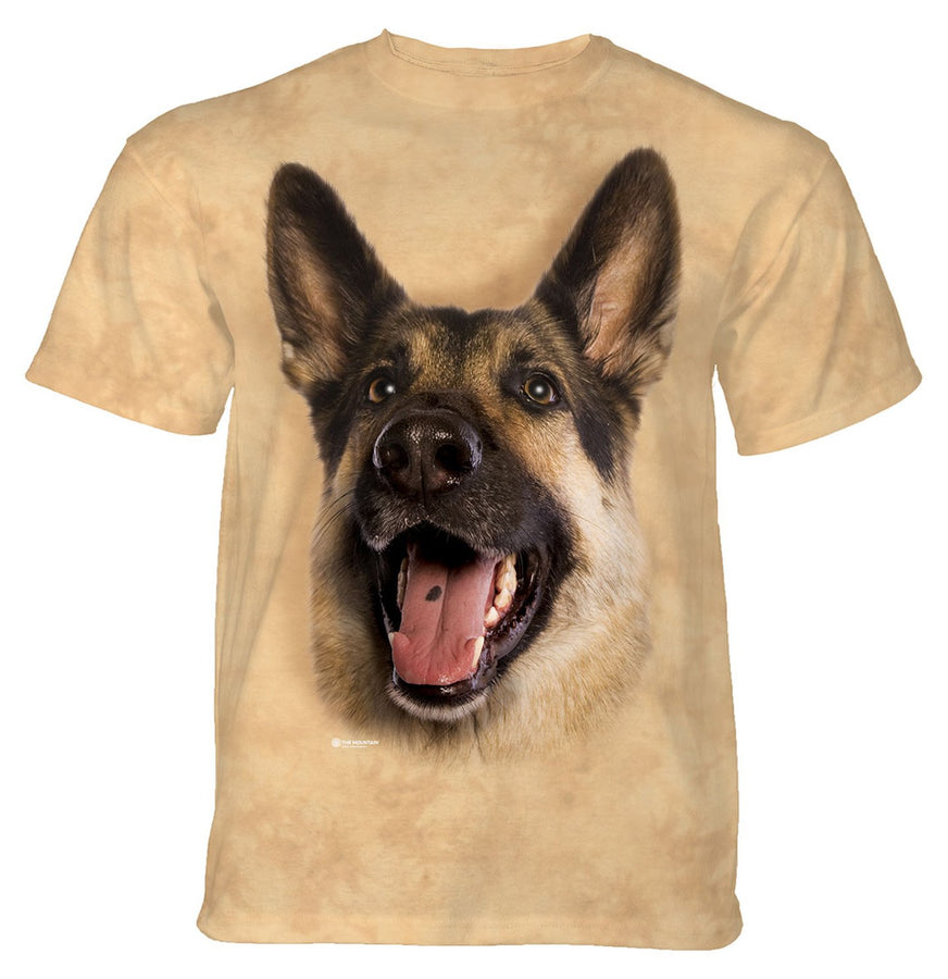 The Mountain - Joyful German Shepard - Adult Unisex T-Shirt