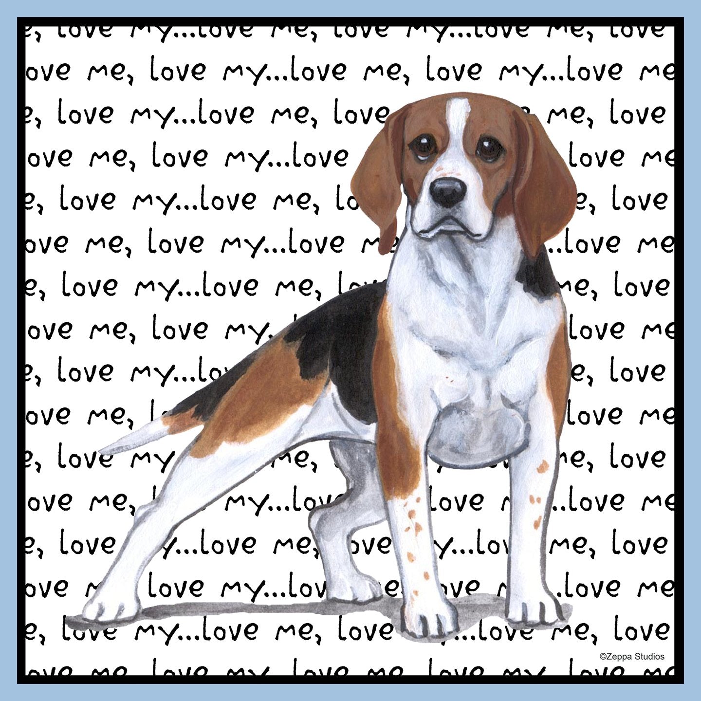 Beagle Love Text - Kids' Unisex T-Shirt