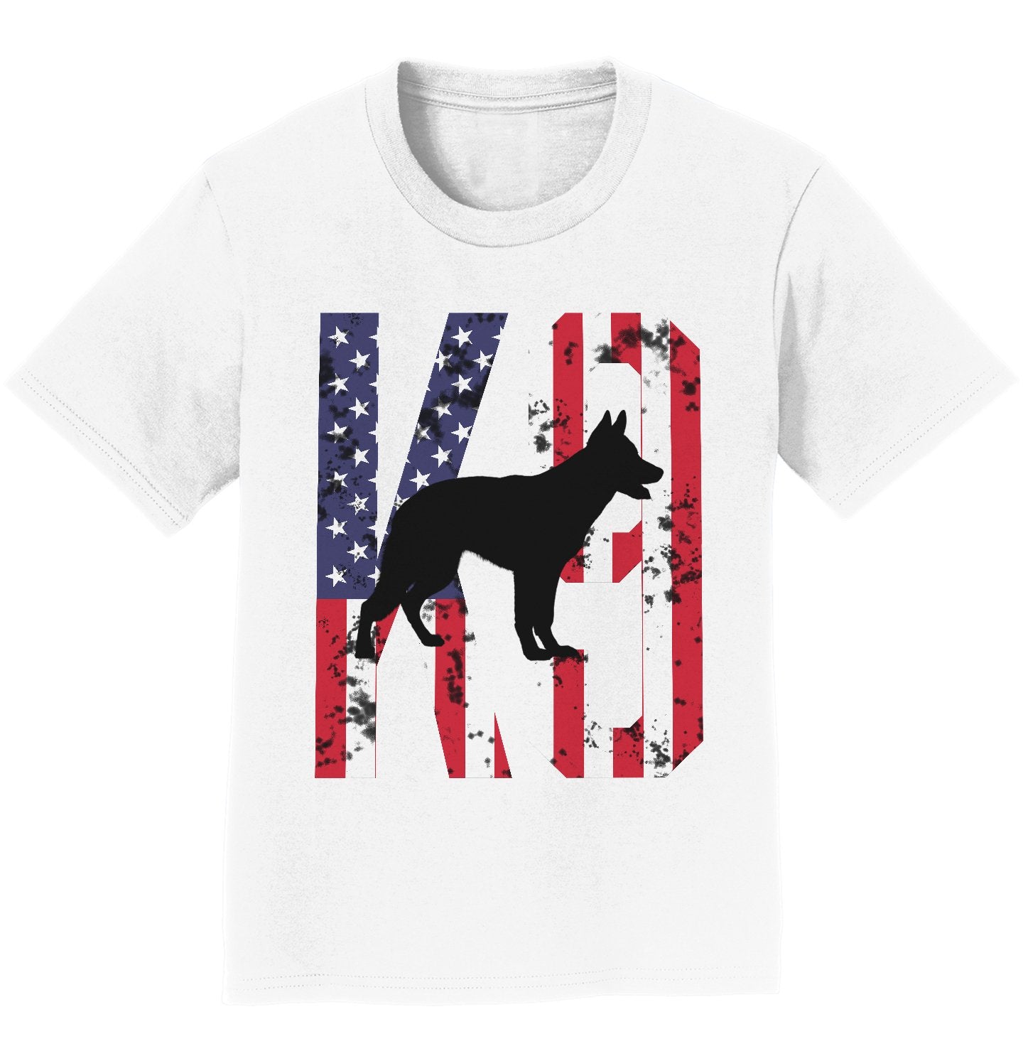 K9 German Shepherd Silhouette - Kids' Unisex T-Shirt