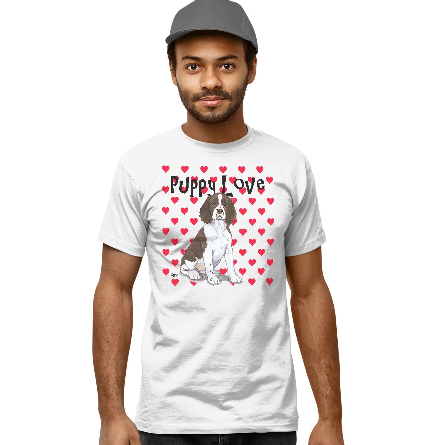 Springer Puppy Love - Adult Unisex T-Shirt