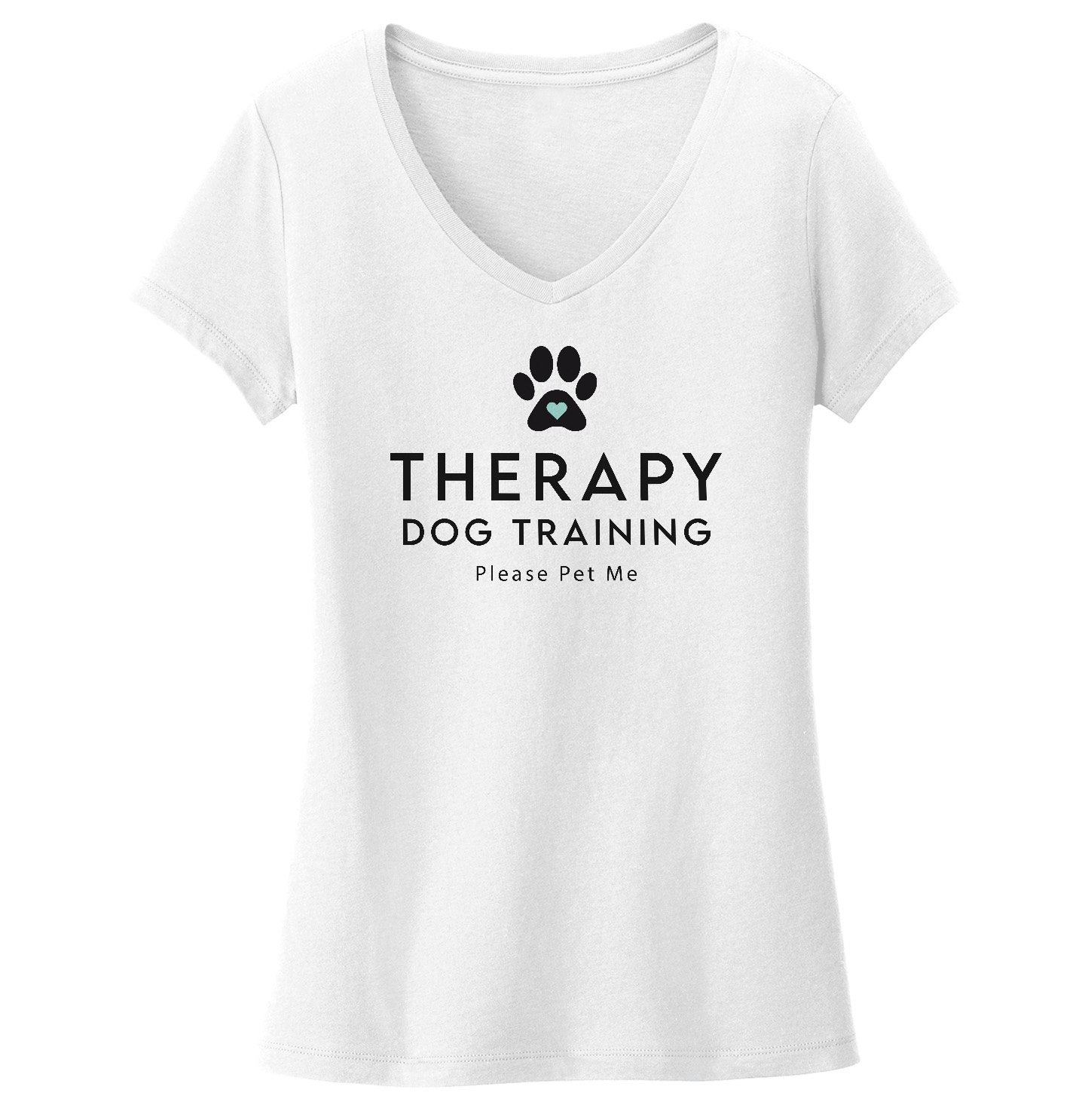 Animal Pride - Therapy Dog Training - Women's V-Neck T-Shirt