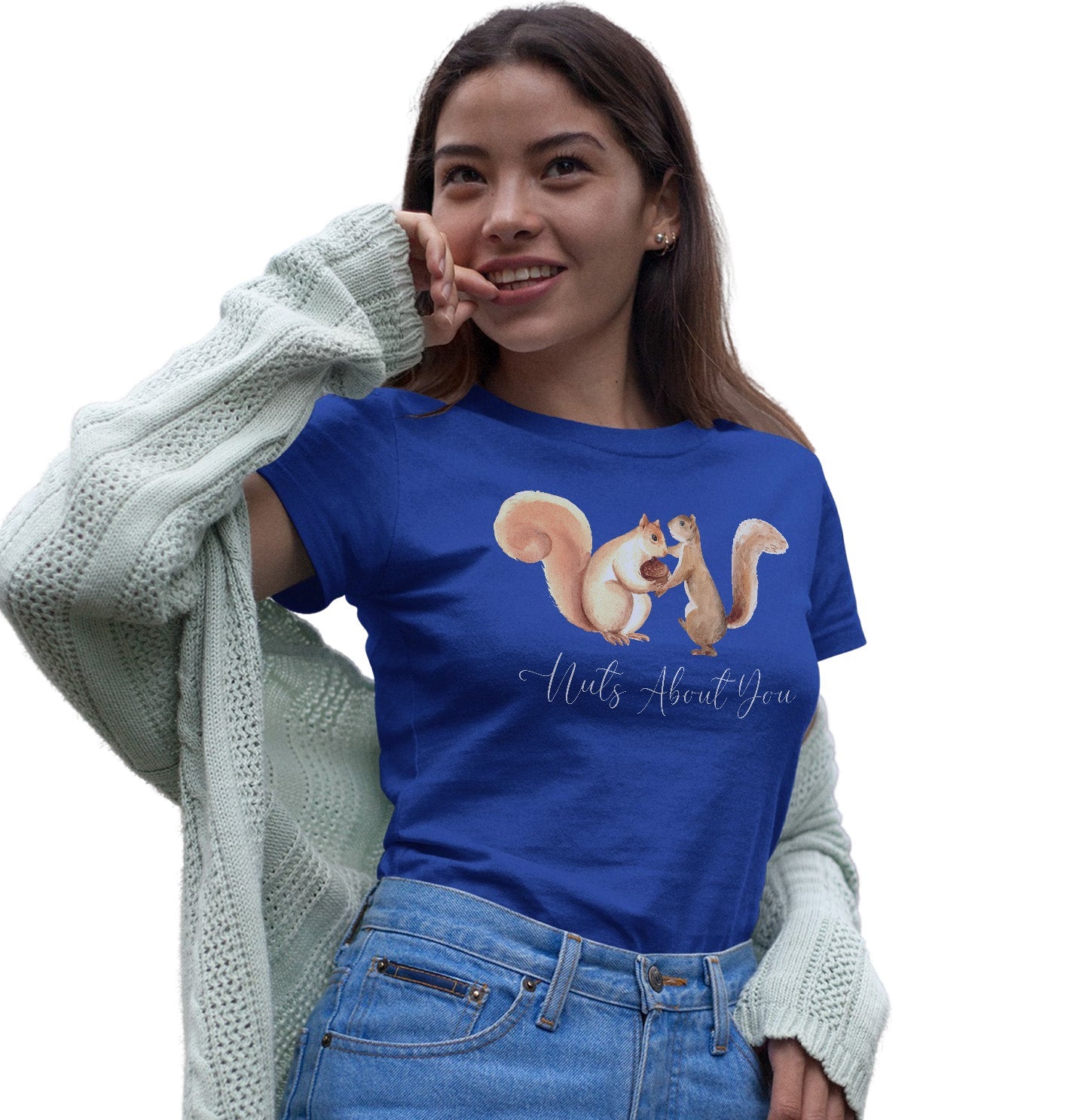 Nuts About You - Women's Fitted T-Shirt