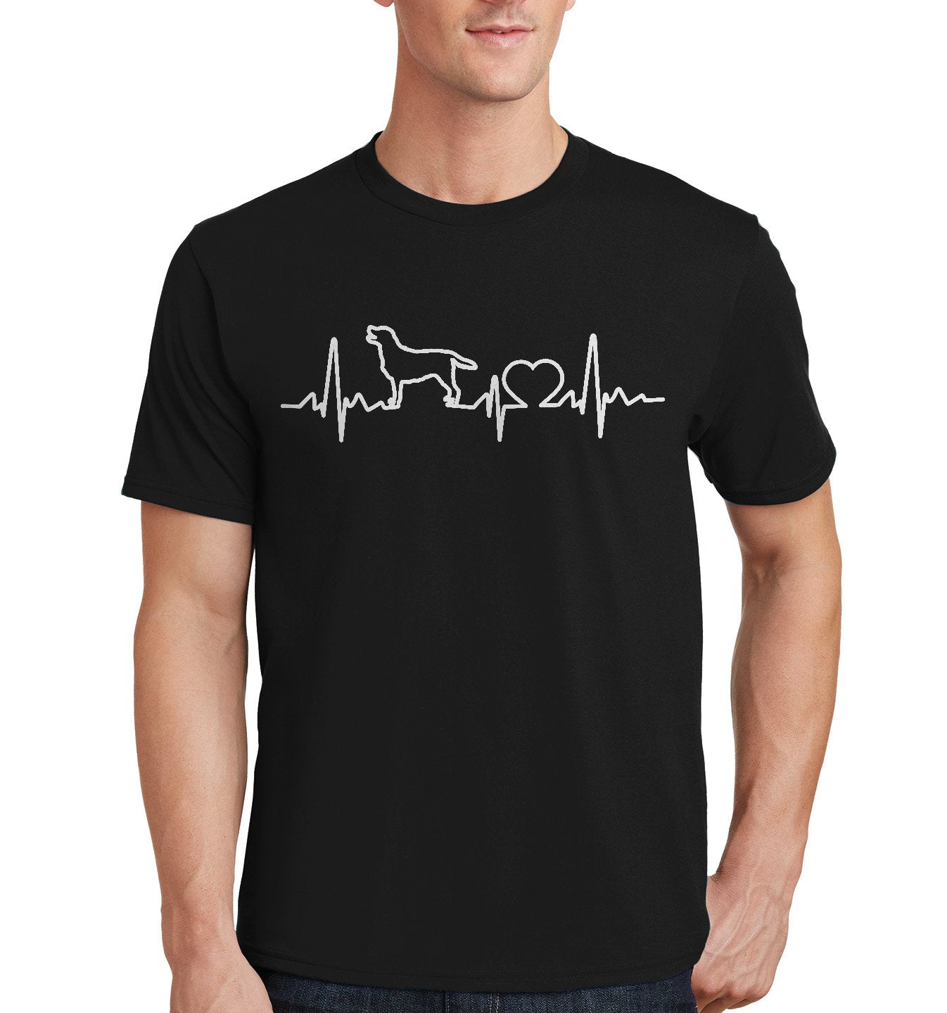 Labrador Heartbeat Monitor - Adult Unisex T-Shirt