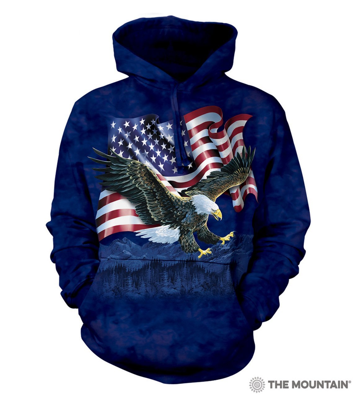 Eagle Talon Flag Animal Hoodie Sweatshirt The Mountain