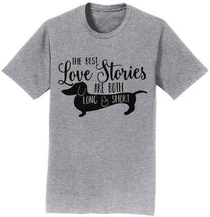 Dachshund Love Stories - Adult Unisex T-Shirt