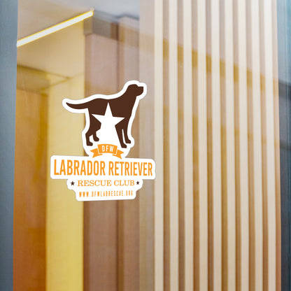 DFW Lab Rescue Logo - Kiss Cut Vinyl Decal