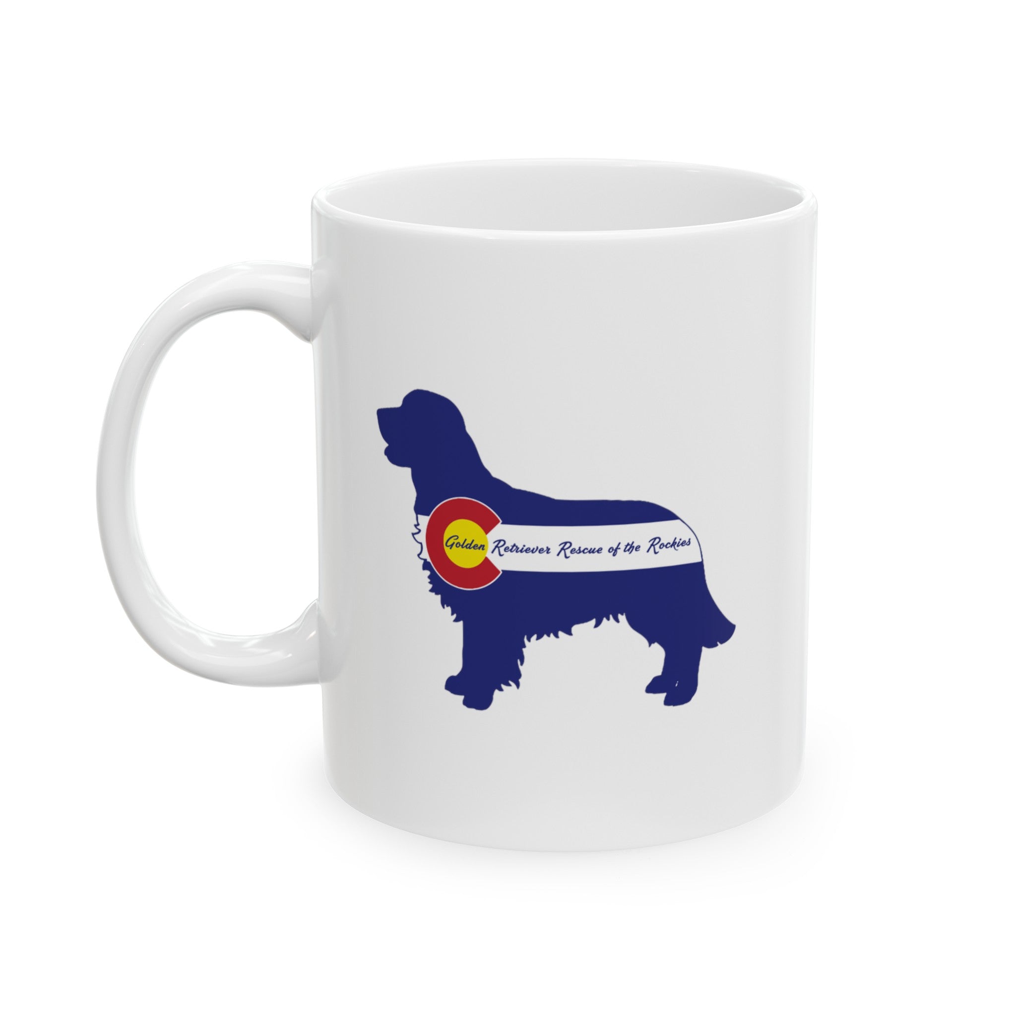 GRRR Silhouette Colorado Flag - 11oz Ceramic Mug