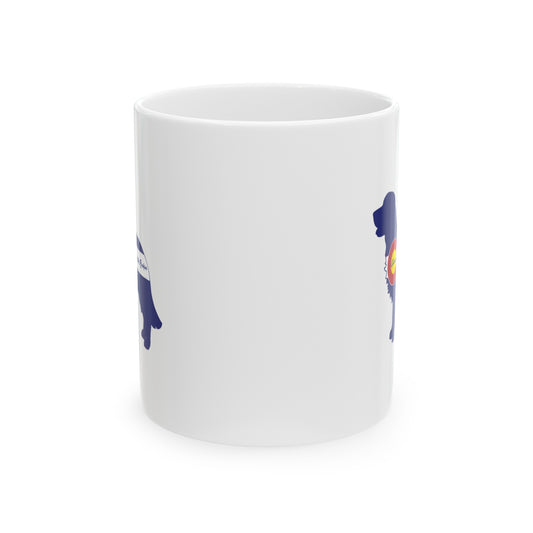 GRRR Silhouette Colorado Flag - 11oz Ceramic Mug