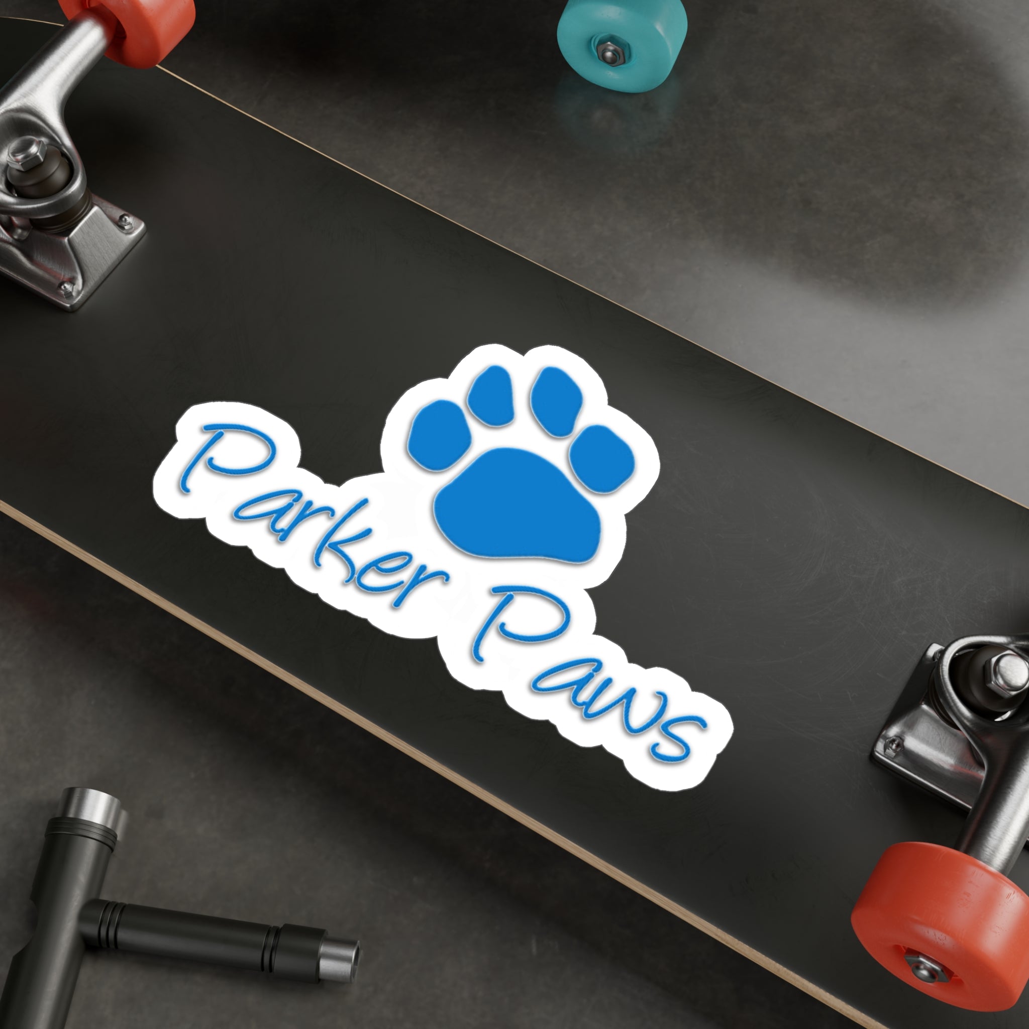 Parker Paws Logo - Kiss Cut Vinyl Decal