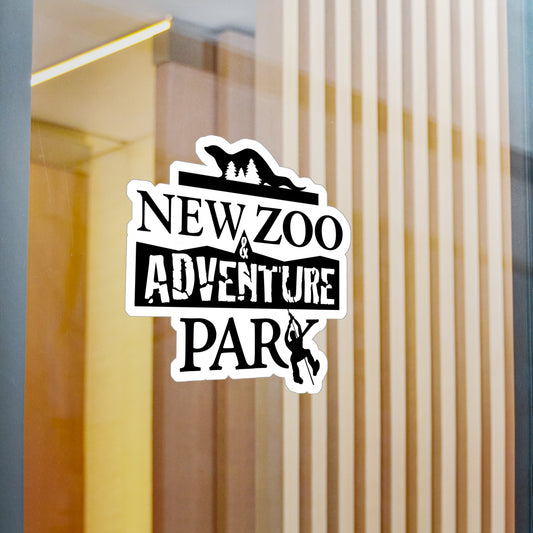 New Zoo Adventure Park Black Logo - Kiss Cut Vinyl Decal