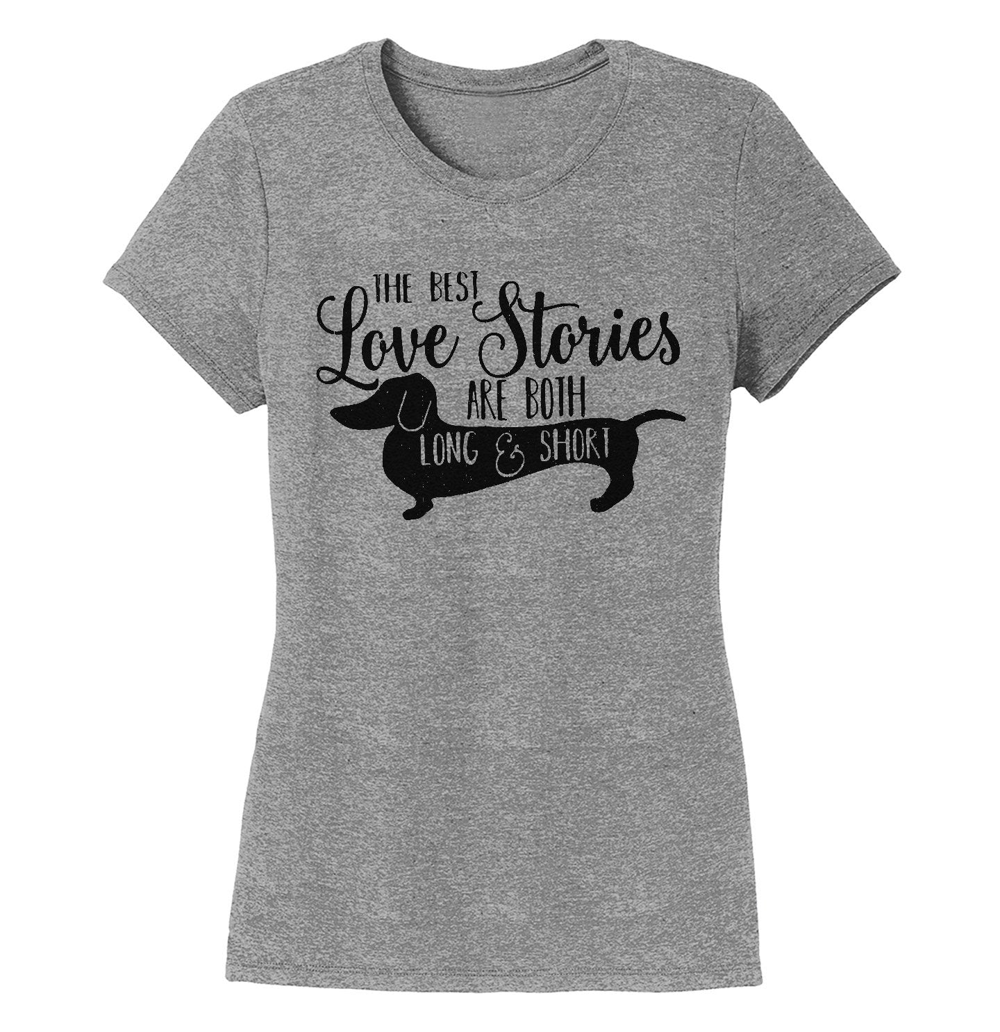 Dachshund Love Stories - Women's Tri-Blend T-Shirt