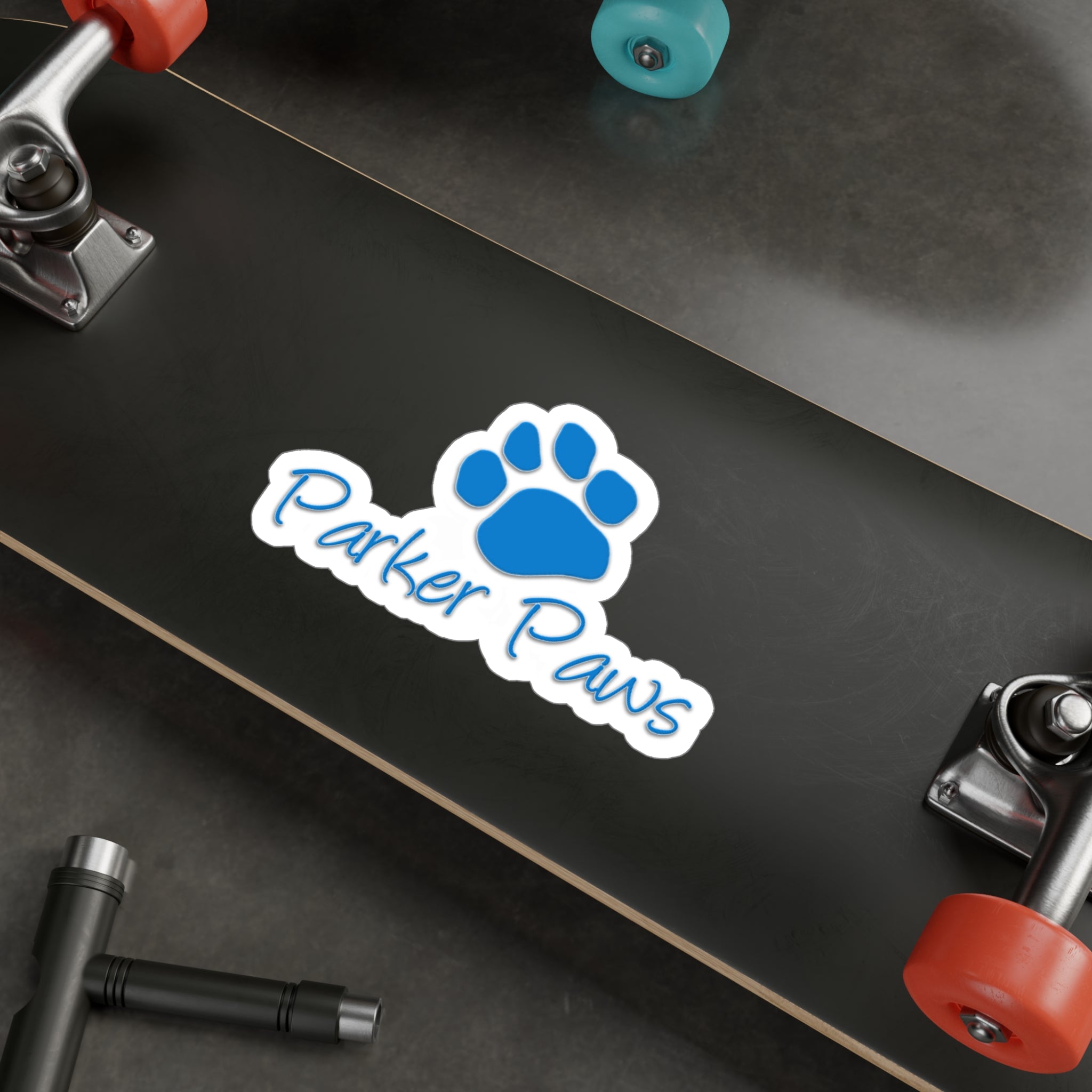 Parker Paws Logo - Kiss Cut Vinyl Decal