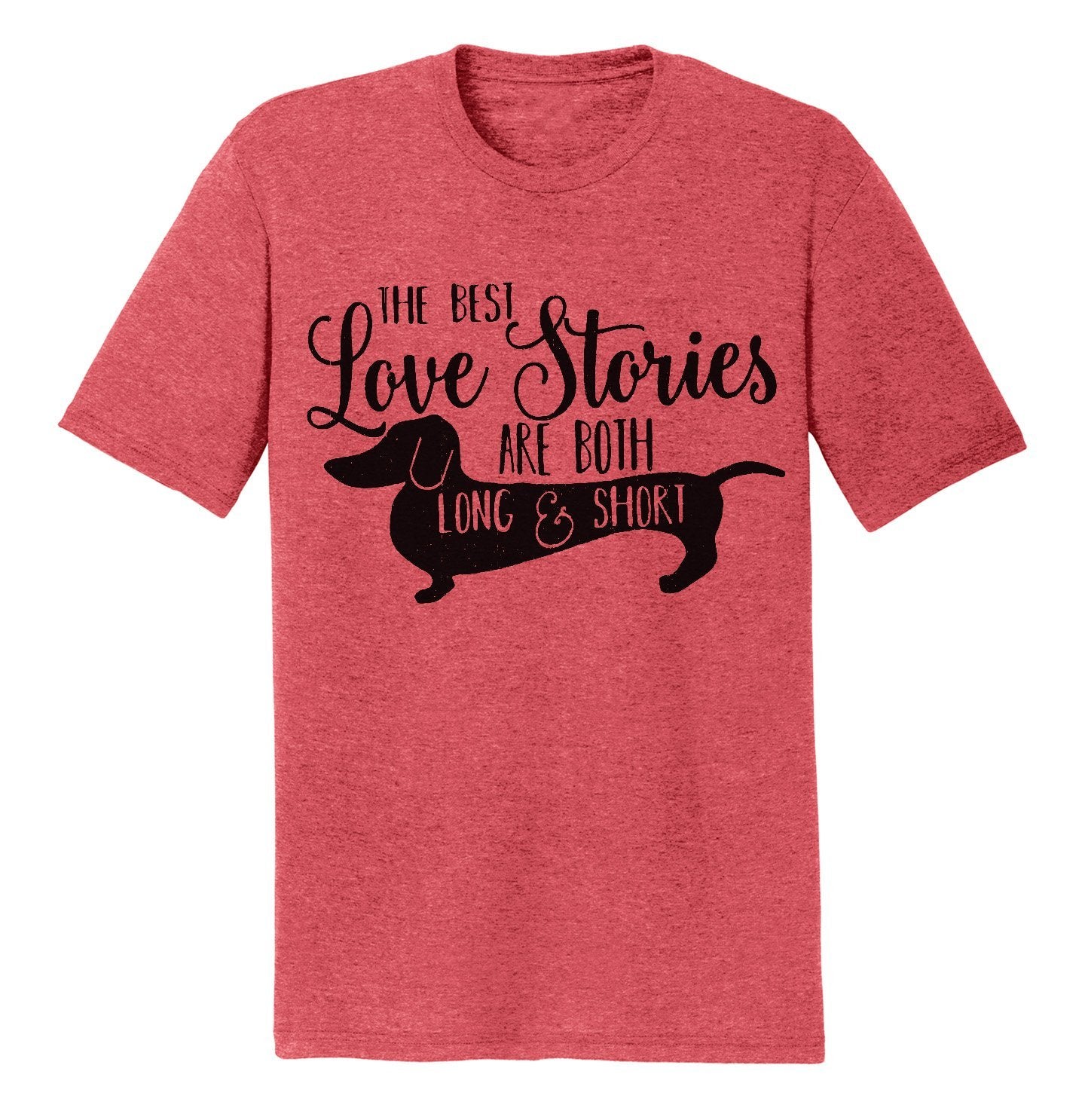 Dachshund Love Stories - Adult Tri-Blend T-Shirt