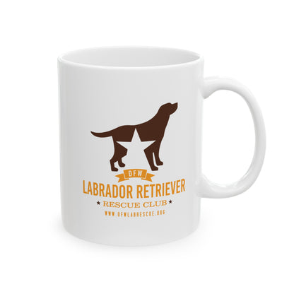 DFW Lab Rescue Logo - 11oz Ceramic Mug