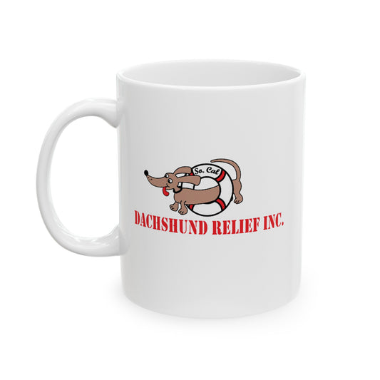 So Cal Dachshund Relief Logo Logo - 11oz Ceramic Mug