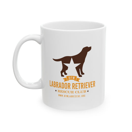 DFW Lab Rescue Logo - 11oz Ceramic Mug