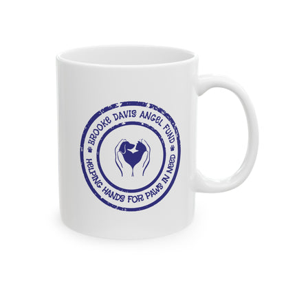 Brooke Davis Angel Fund Circle Logo - 11oz Ceramic Mug