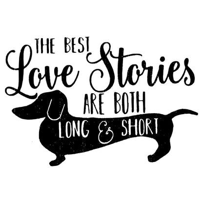 Dachshund Love Stories - Women's V-Neck T-Shirt