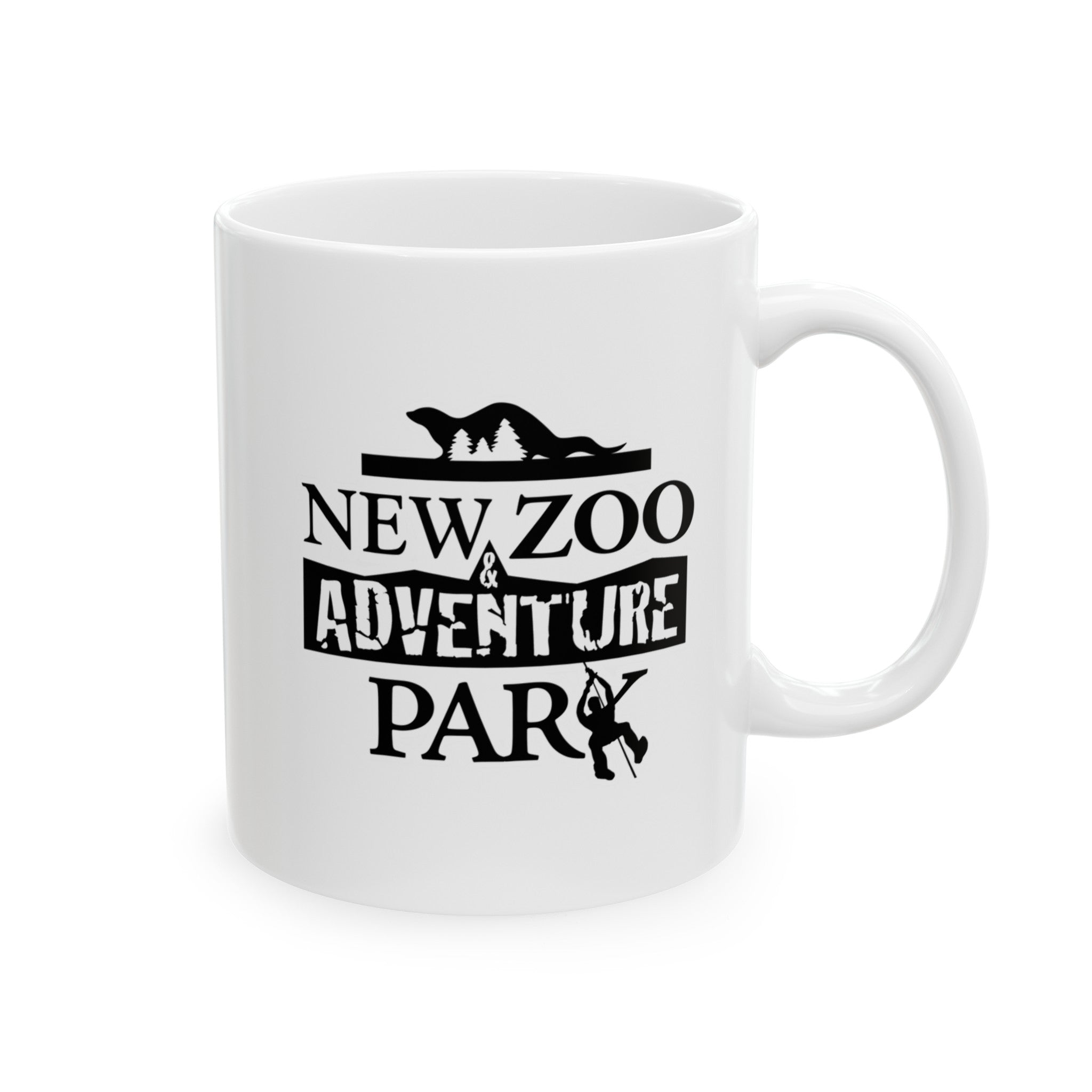 New Zoo Adventure Park Black Logo - 11oz Ceramic Mug