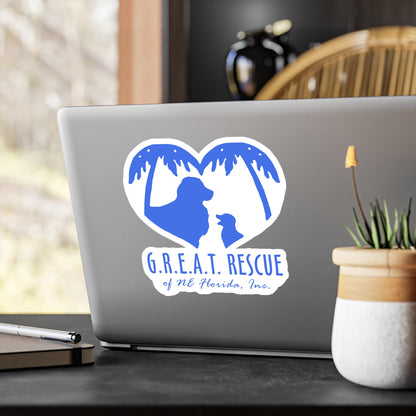 G.R.E.A.T. Rescue of NE Florida Logo - Kiss Cut Vinyl Decal