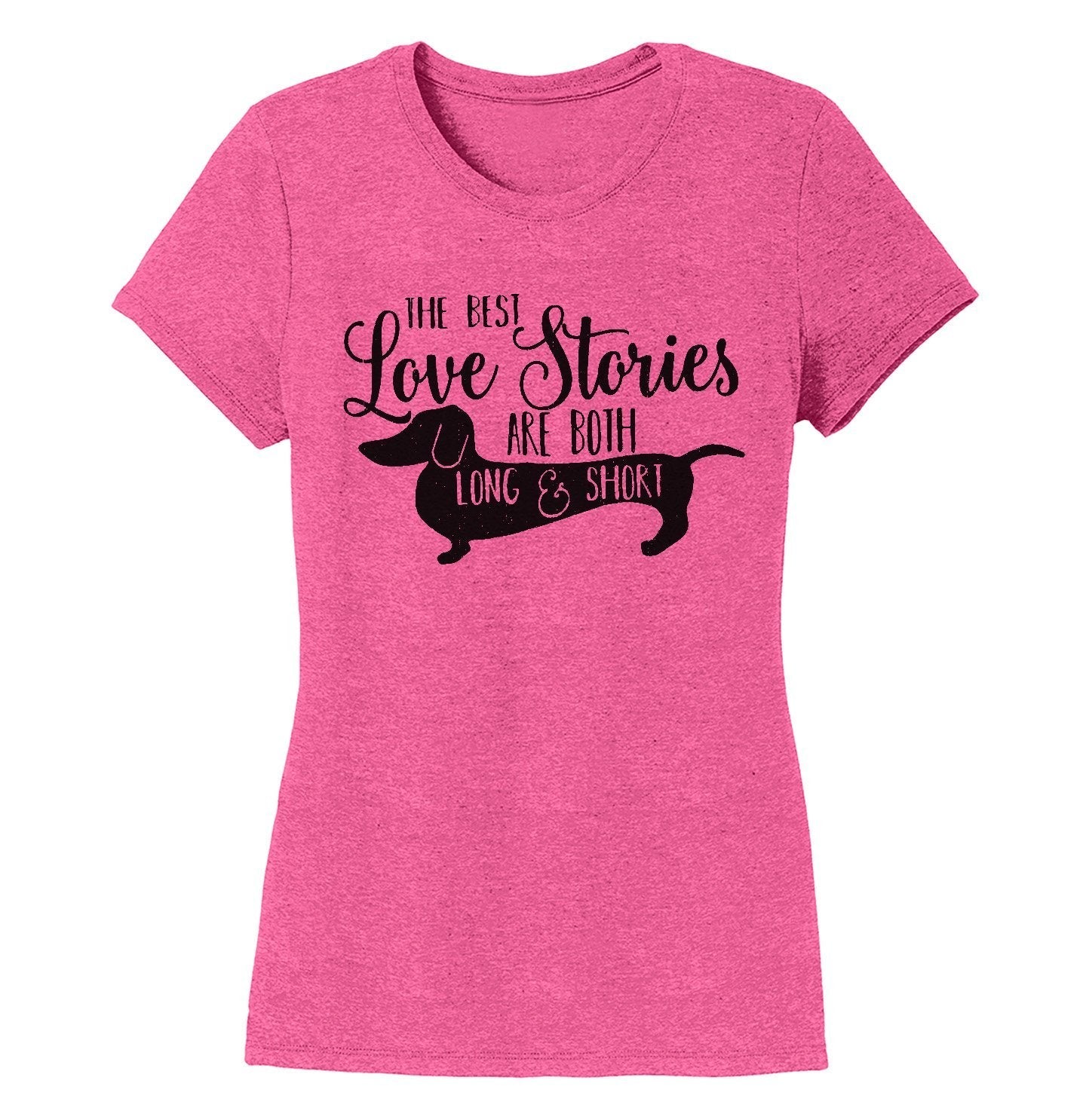 Dachshund Love Stories - Women's Tri-Blend T-Shirt