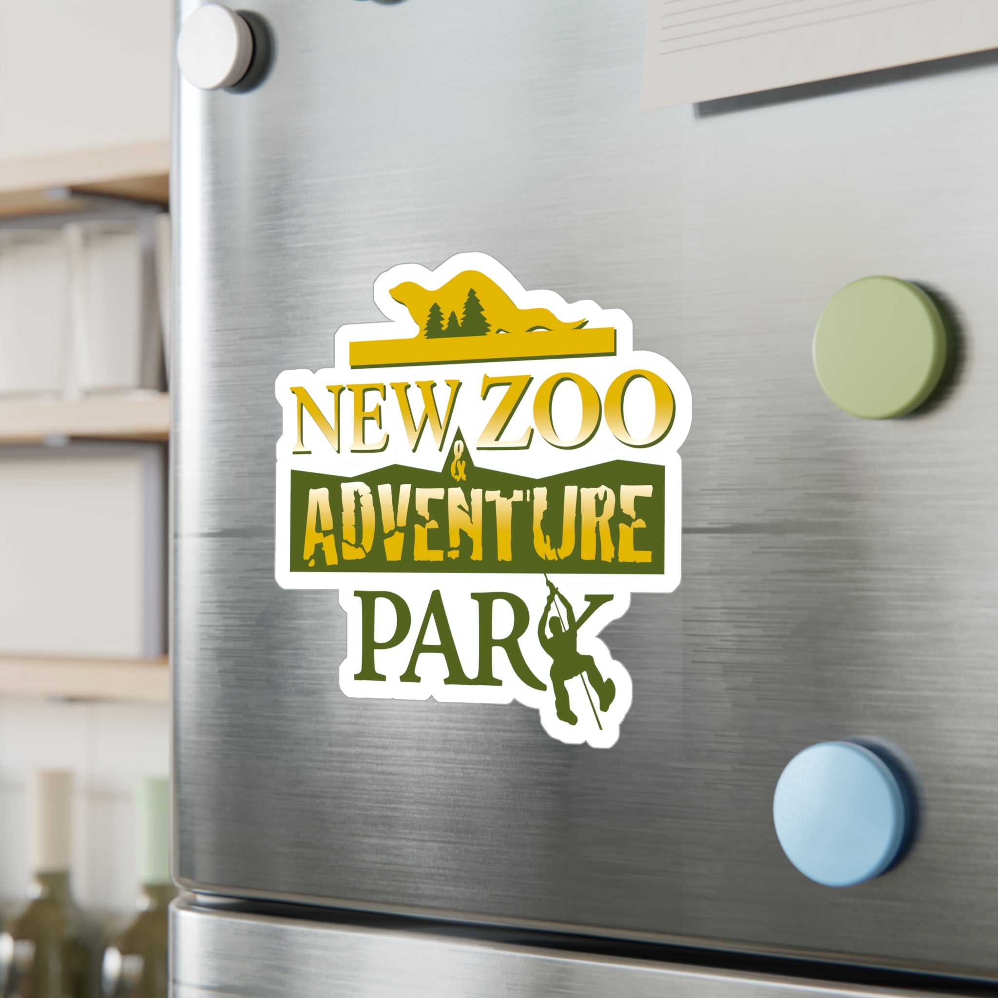 New Zoo Adventure Park Logo - Kiss Cut Vinyl Decal