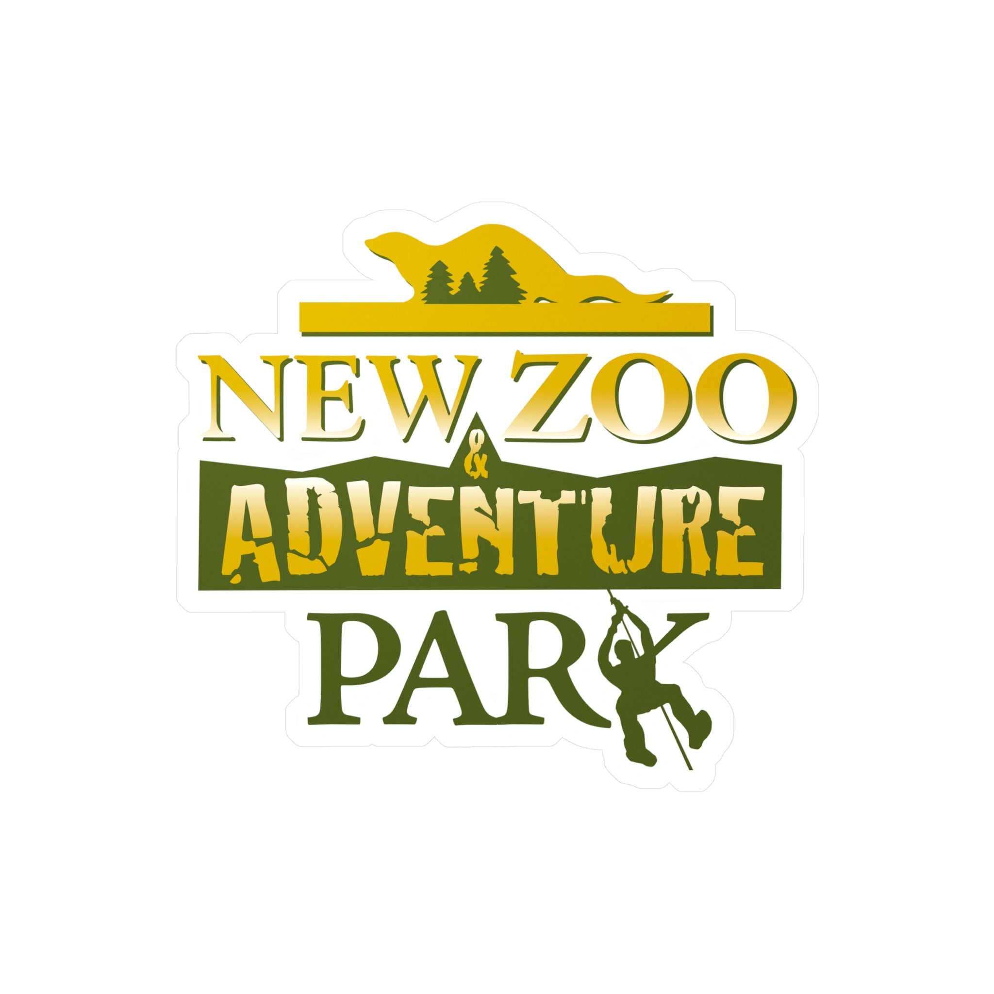 New Zoo Adventure Park Logo - Kiss Cut Vinyl Decal