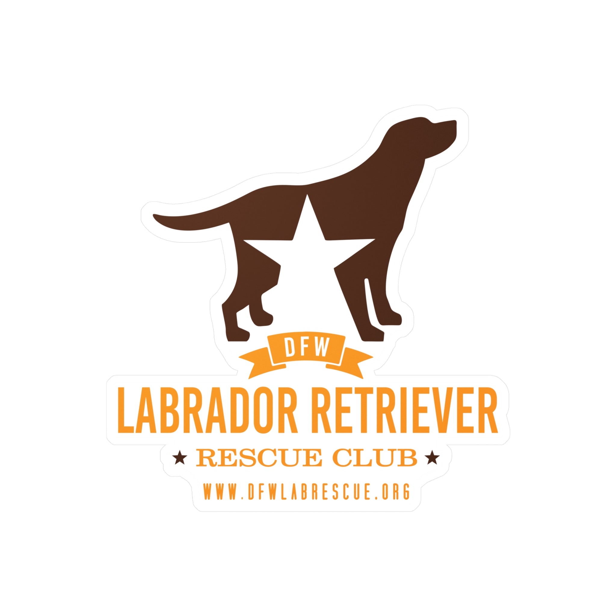 DFW Lab Rescue Logo - Kiss Cut Vinyl Decal – AnimalPride.com