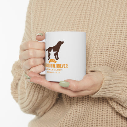 DFW Lab Rescue Logo - 11oz Ceramic Mug