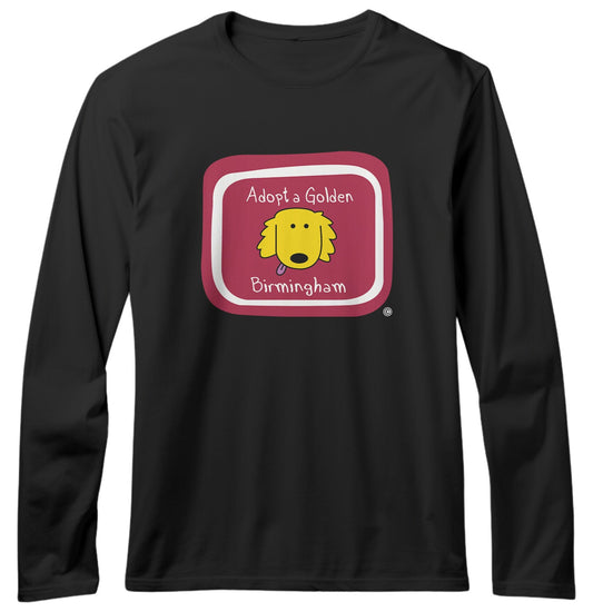 Adopt a Golden Birmingham Logo - Adult Unisex Long Sleeve T-Shirt