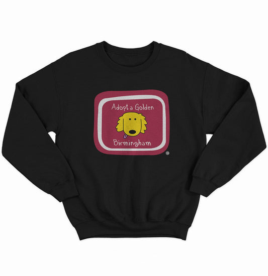 Adopt a Golden Birmingham Logo - Adult Unisex Crewneck Sweatshirt