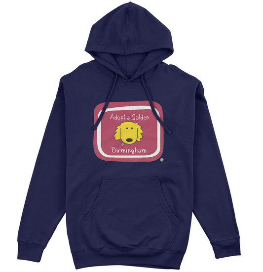 Adopt a Golden Birmingham Logo - Adult Unisex Hoodie Sweatshirt