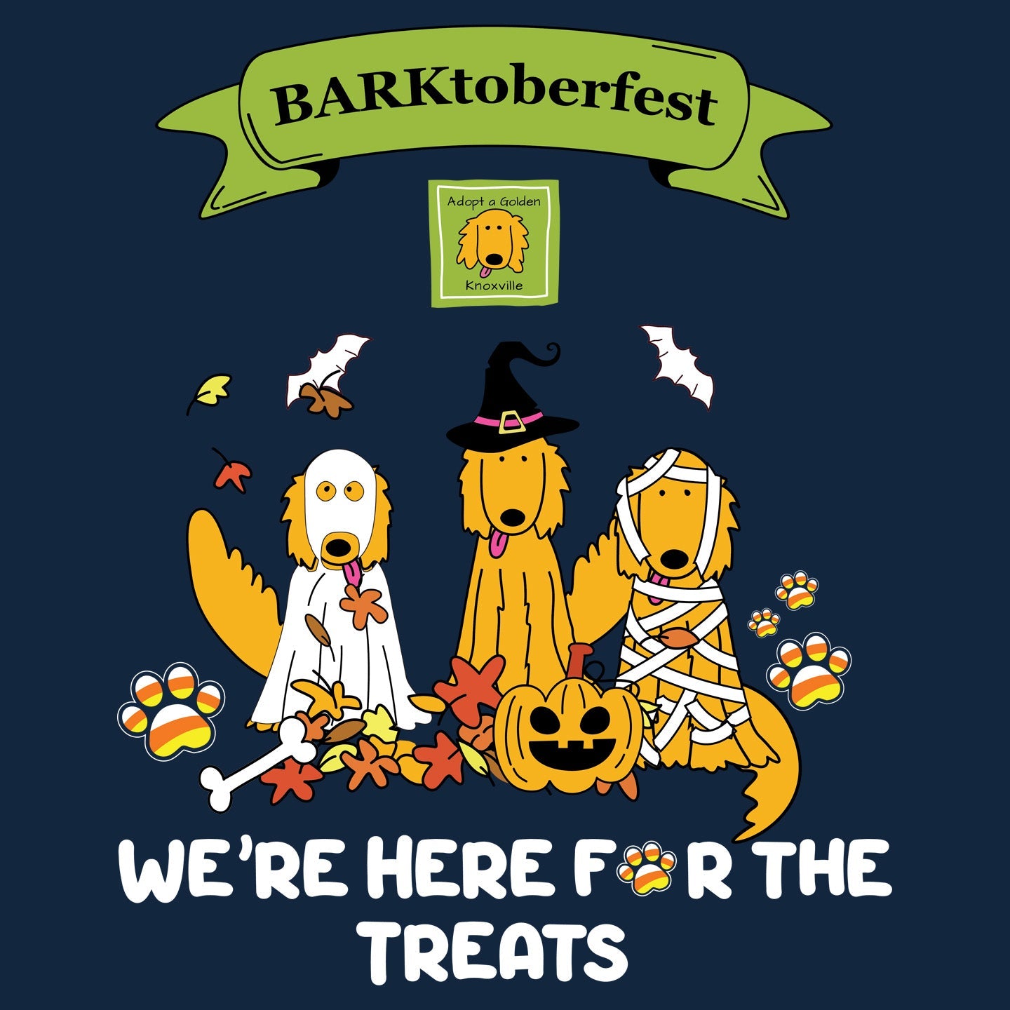 AGK BARKtoberfest - Adult Unisex Heavyweight Garment-Dyed T-shirt - Graphic