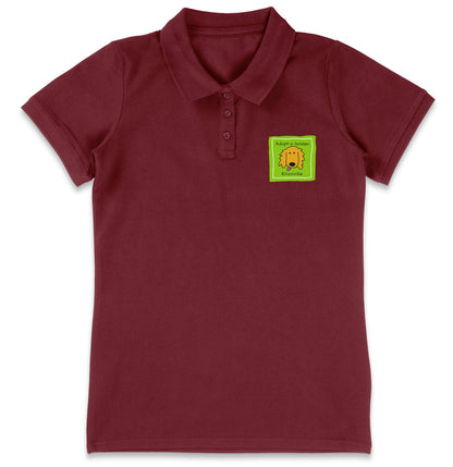 AGK LC Logo - Women's Micro-Mesh Polo - Maroon - X-Large - Sizes