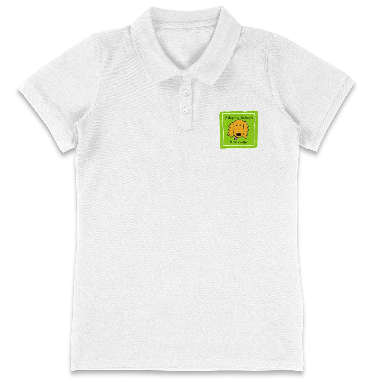 AGK LC Logo - Women's Micro-Mesh Polo - Black - Small - White