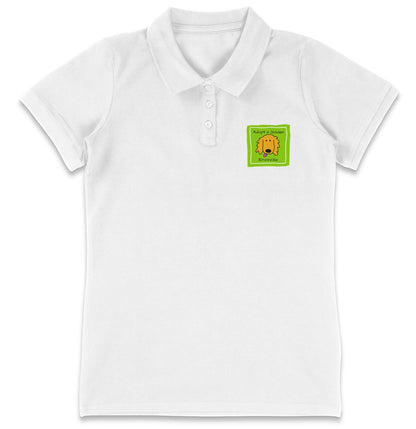 AGK LC Logo - Women's Micro-Mesh Polo - Black - Small - White