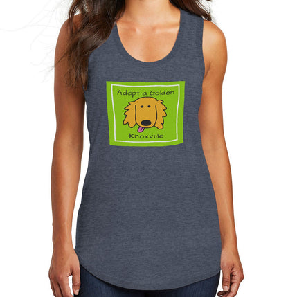 AGK Rescue Adopt Love - Women's Tri-Blend Racerback Tank