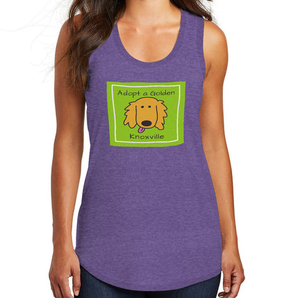 AGK Rescue Adopt Love - Women's Tri-Blend Racerback Tank