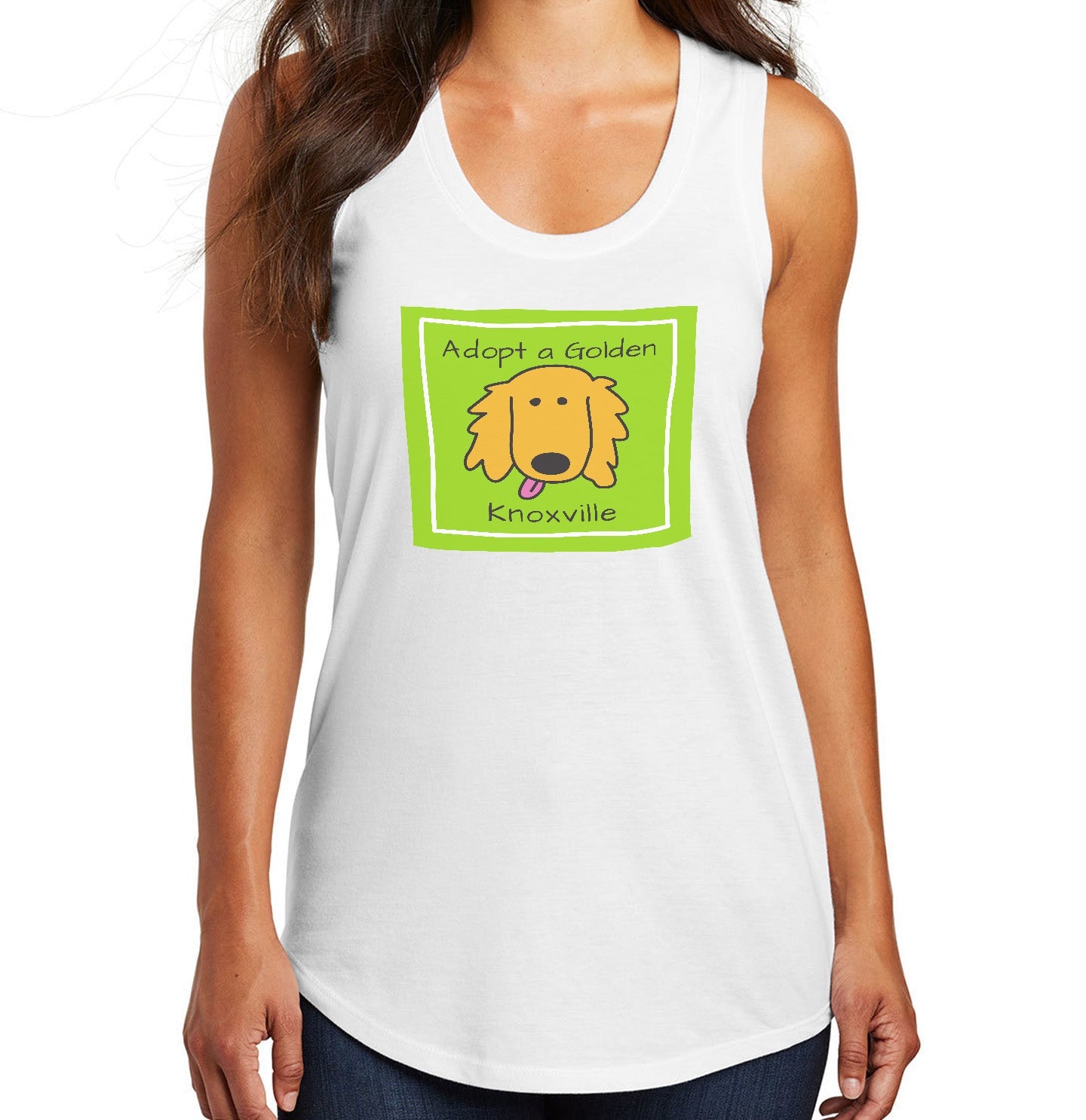 AGK Rescue Adopt Love - Women's Tri-Blend Racerback Tank