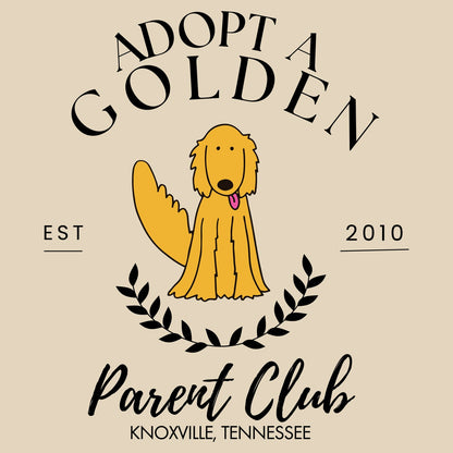 AGK Adopt A Golden Parent Club - Adult Unisex Heavyweight Garment-Dyed T-shirt - Graphic