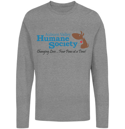 AVHS Logo - Adult Unisex Long Sleeve T-Shirt - Grey