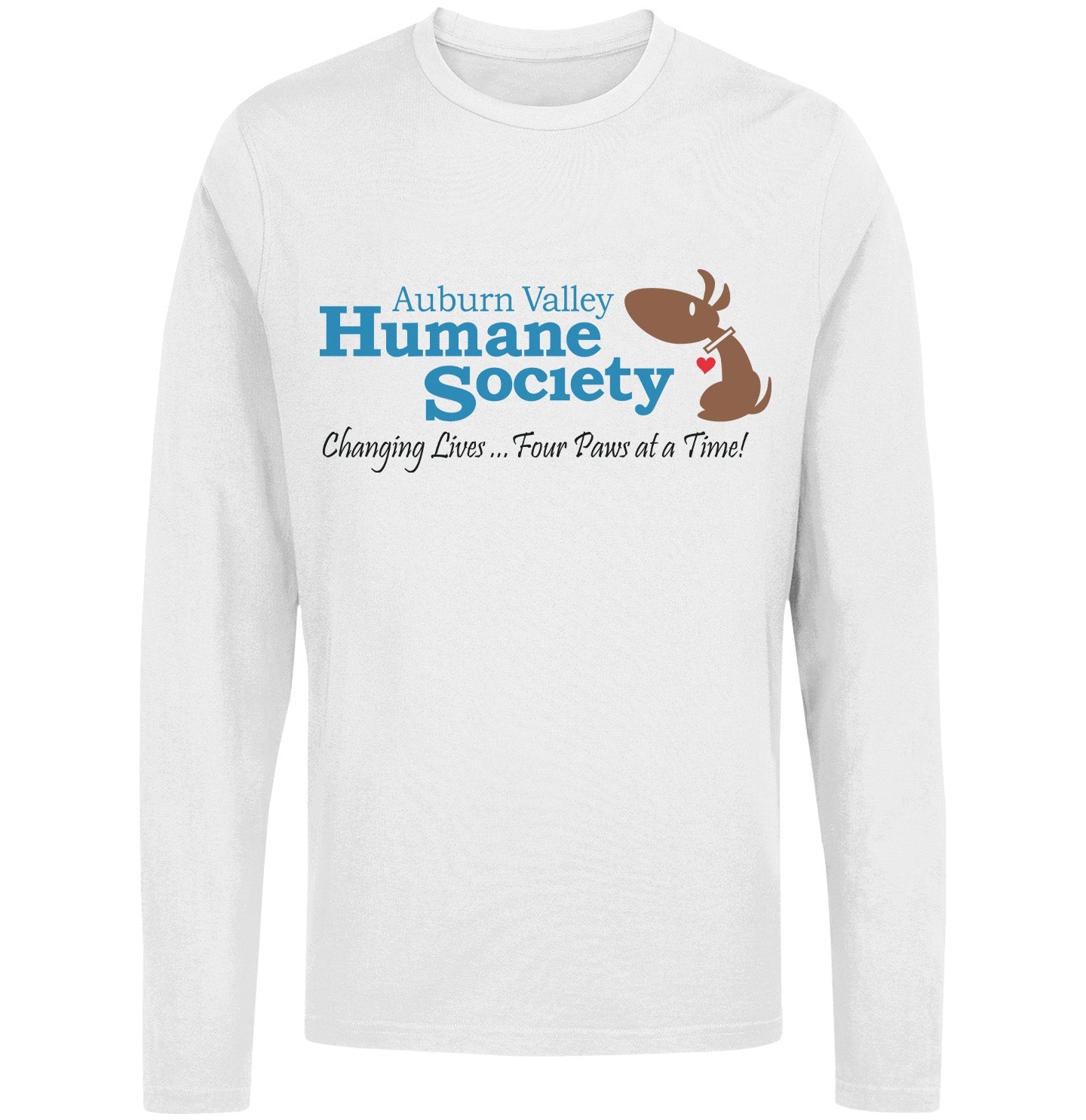 AVHS Logo - Adult Unisex Long Sleeve T-Shirt - White