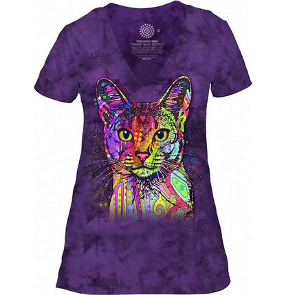 Abyssinian - Women's Tri-Blend V-Neck T-Shirt