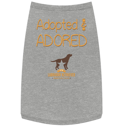 Adopted and Adored DFWLRR - Pet Tank Top - Grey